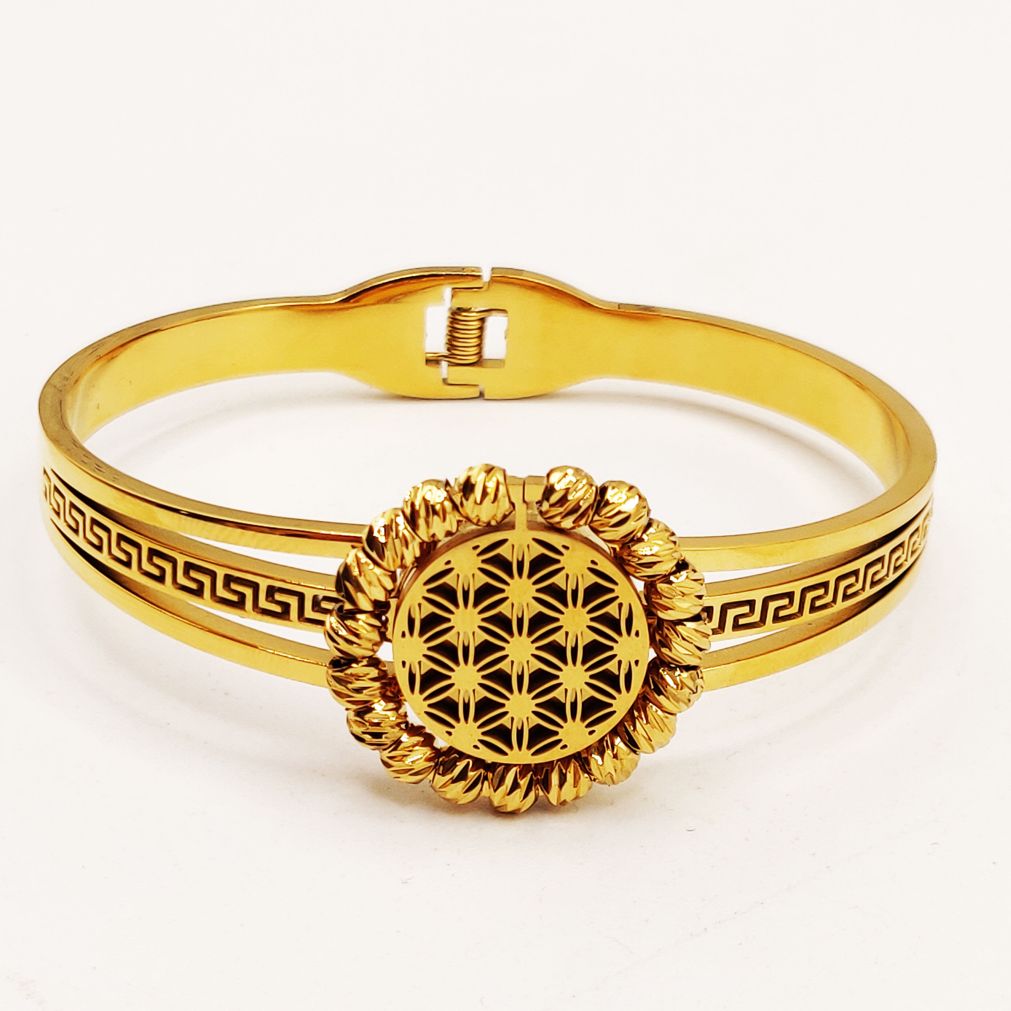 Bracelet Rigide Boules V Luxe