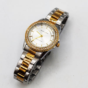 Montre Dylan Valentin DV950156 Fond Blanc Bracelet Argenté et Doré