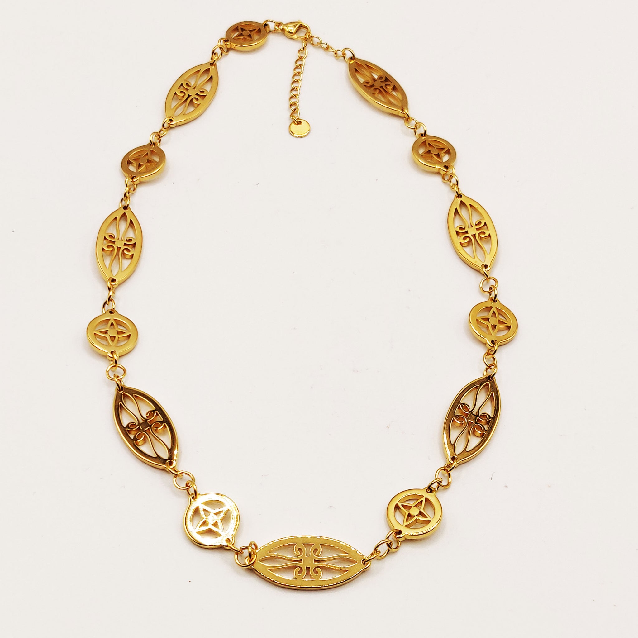 Collier Multi Cercles et Ovales Luxe