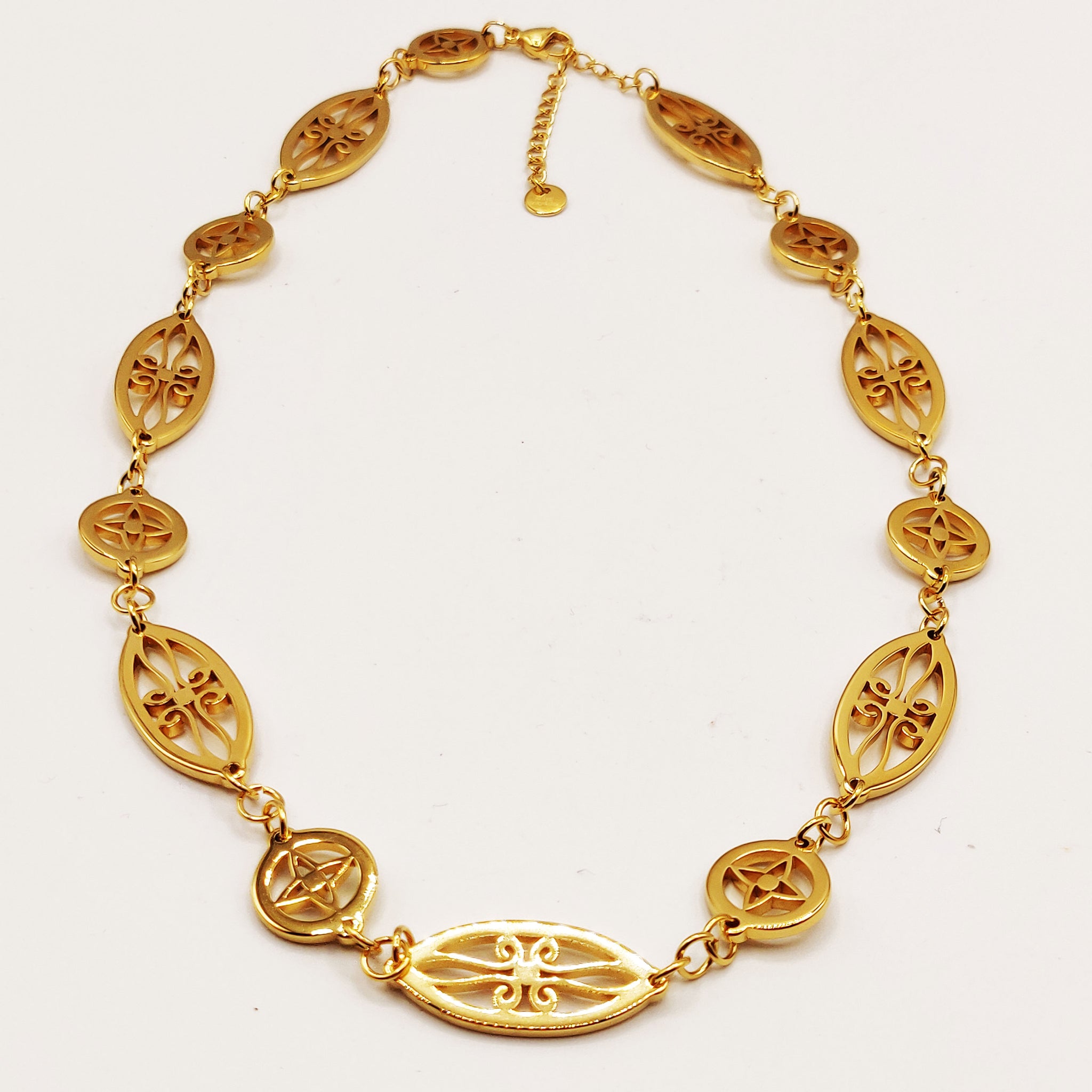 Collier Multi Cercles et Ovales Luxe