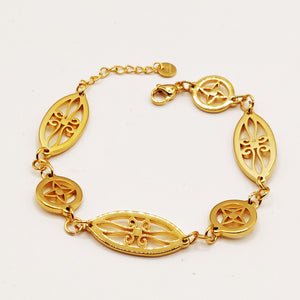 Bracelet Multi Cercles et Ovales Luxe