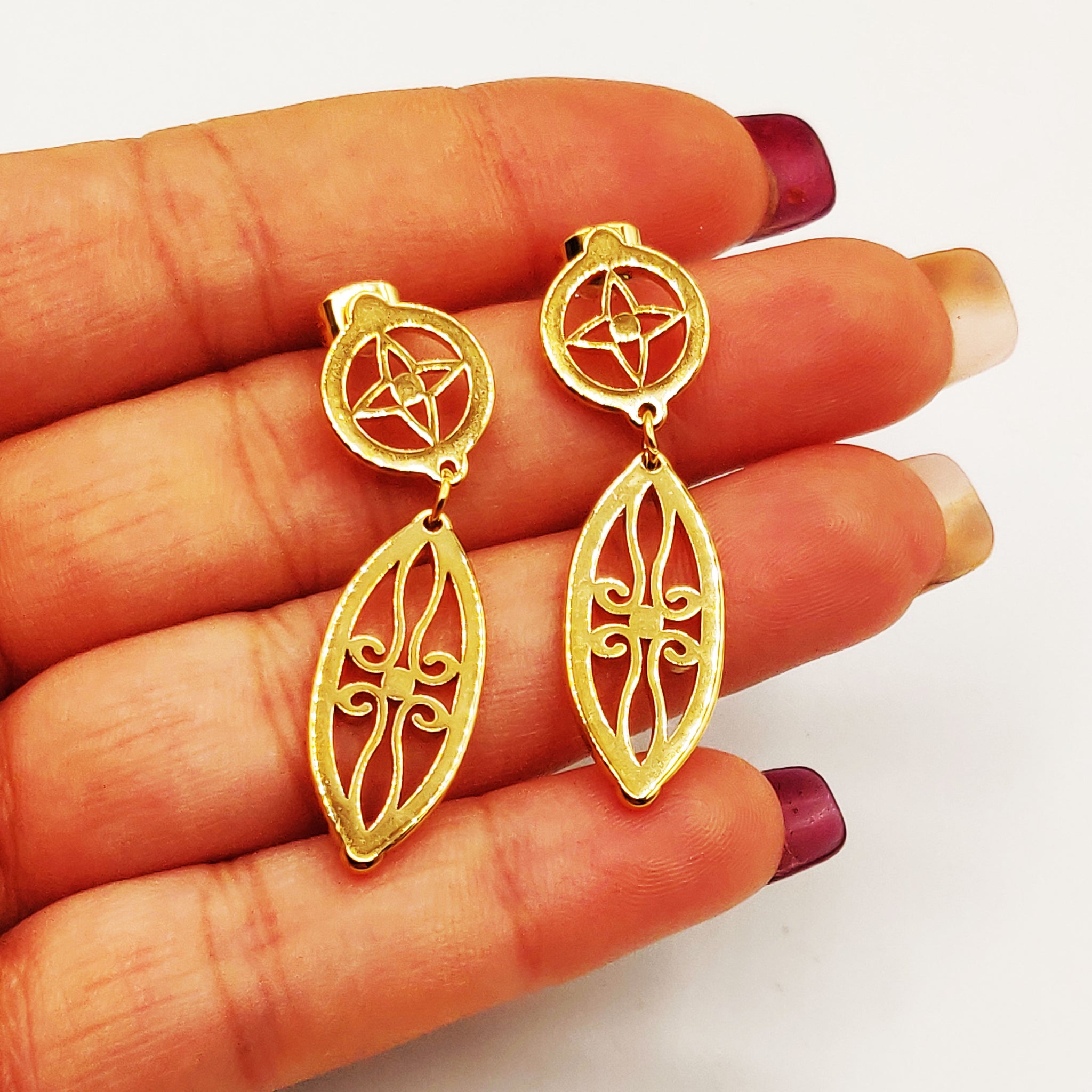 Boucles d'oreilles Multi Cercles et Ovales Luxe