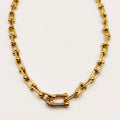 Collier Grand T Luxe Cristaux Luxe
