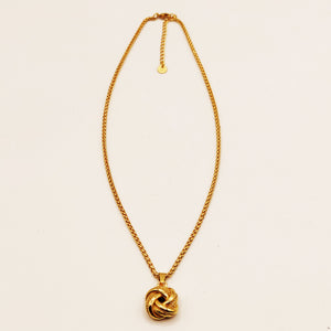 Collier Torsade Boule de Noeuds Luxe