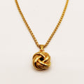 Collier Torsade Boule de Noeuds Luxe