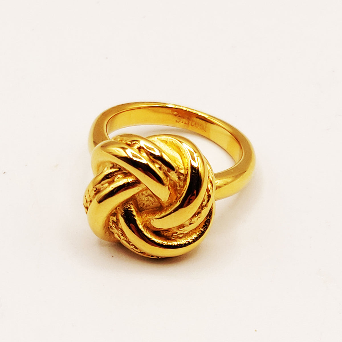 Bague Torsade Boule de Noeuds Luxe