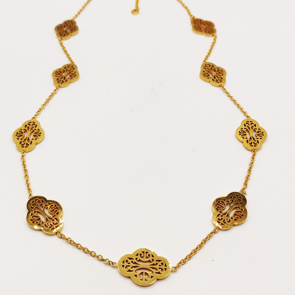 Collier Trèfles Orientaux Luxe