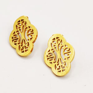 Boucles d'oreilles Trèfles Orientaux Luxe