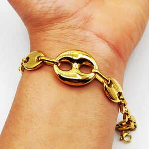 Bracelet Grandes Graines de Café Luxe