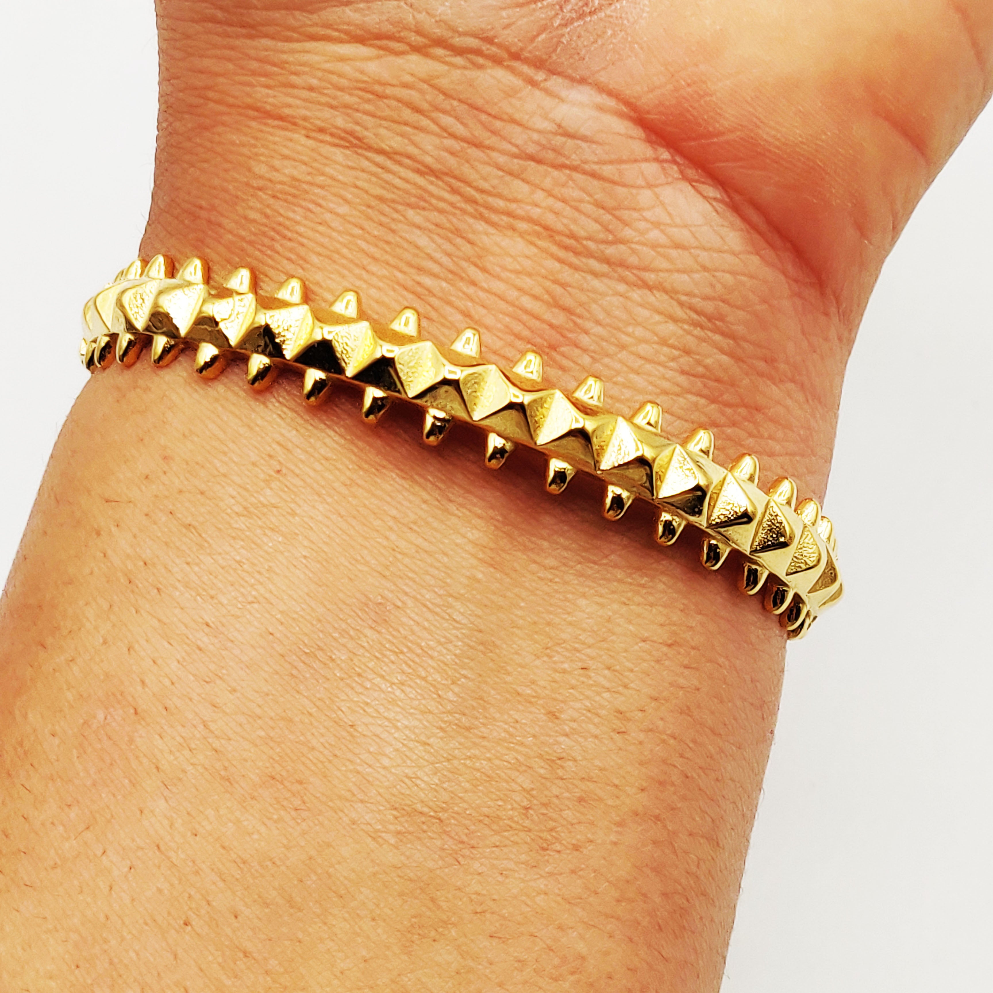 Bracelet Rigide Tour Pics Luxe
