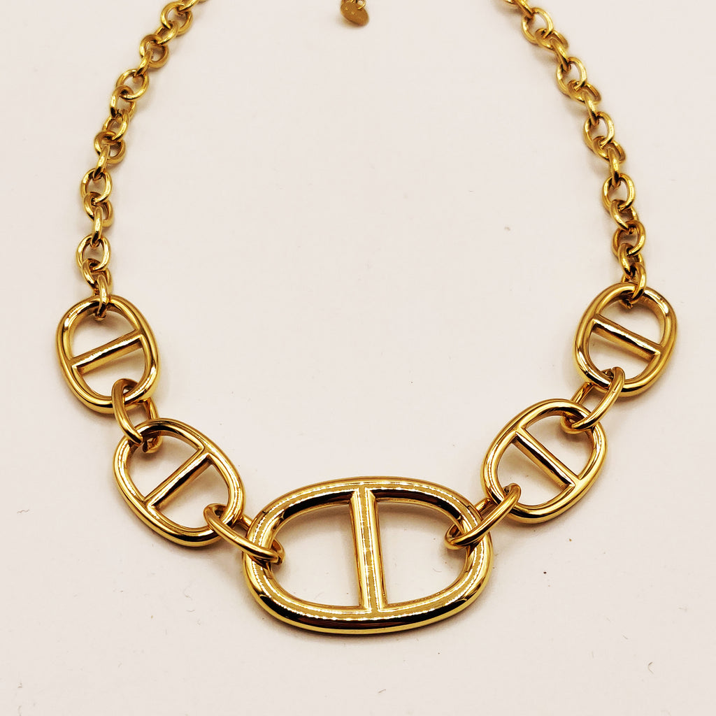 Collier Chaîne Multi Grands Pendentifs H Luxe