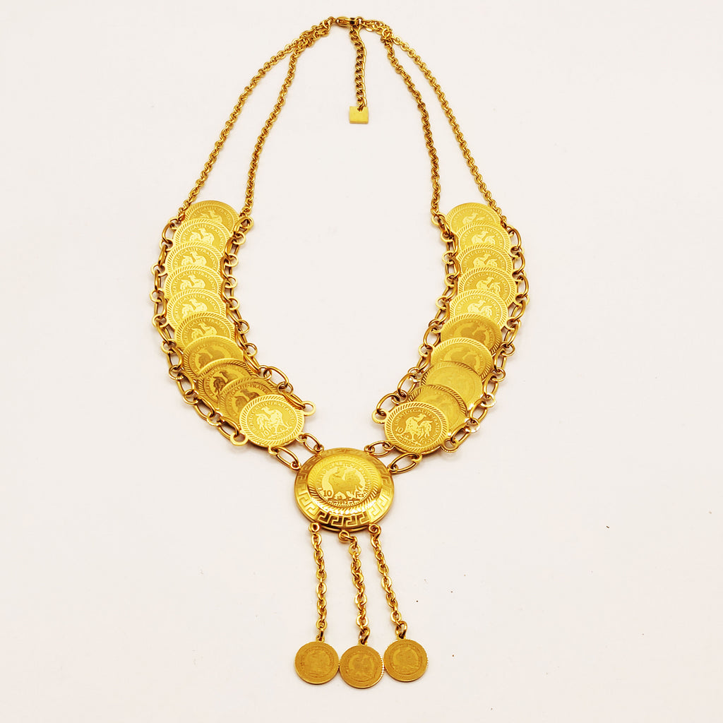 Collier Chaîne de Pendentifs Louise Coq V Luxe