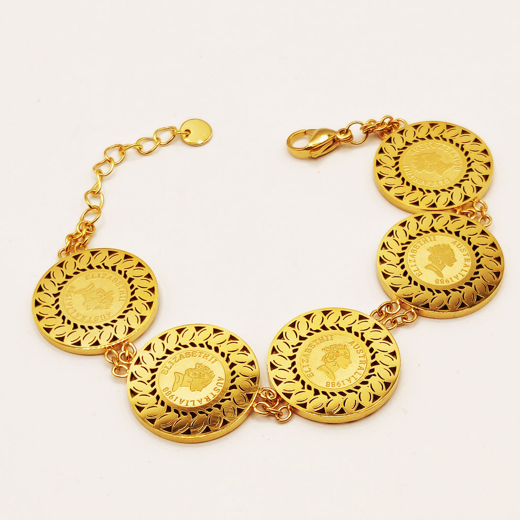 Bracelet Torsade Louise Tour Feuilles Luxe