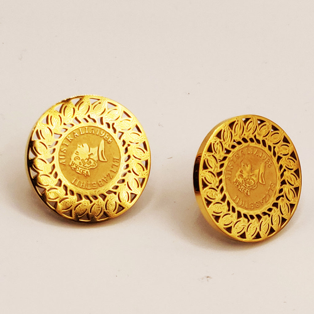 Boucles d'oreilles Torsade Louise Tour Feuilles Luxe
