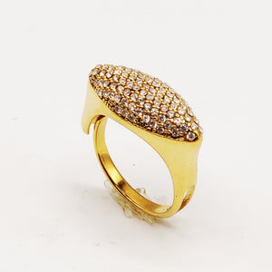 Bague Ovale Full Cristaux Luxe