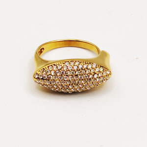 Bague Ovale Full Cristaux Luxe