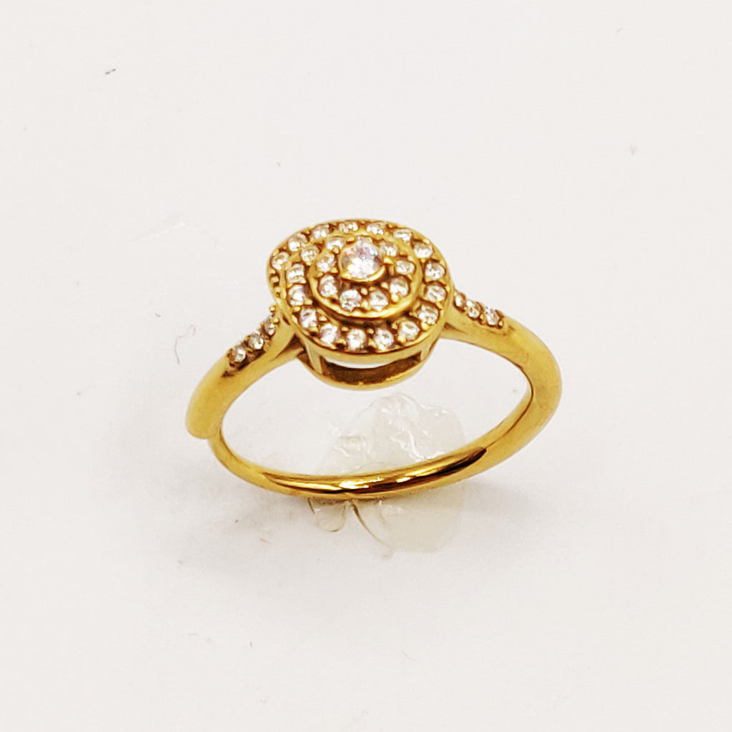 Bague Escargot Cristaux