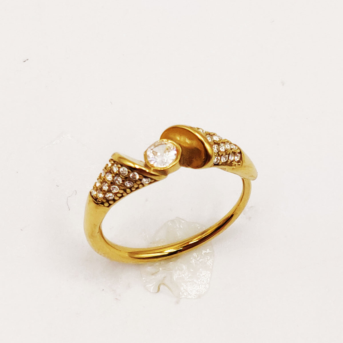 Bague Alliance Cristal Rond