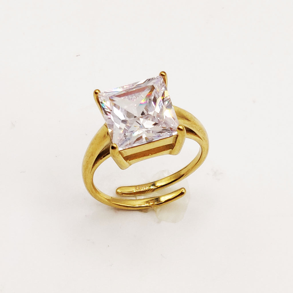 Bague Grand Cristal Carré