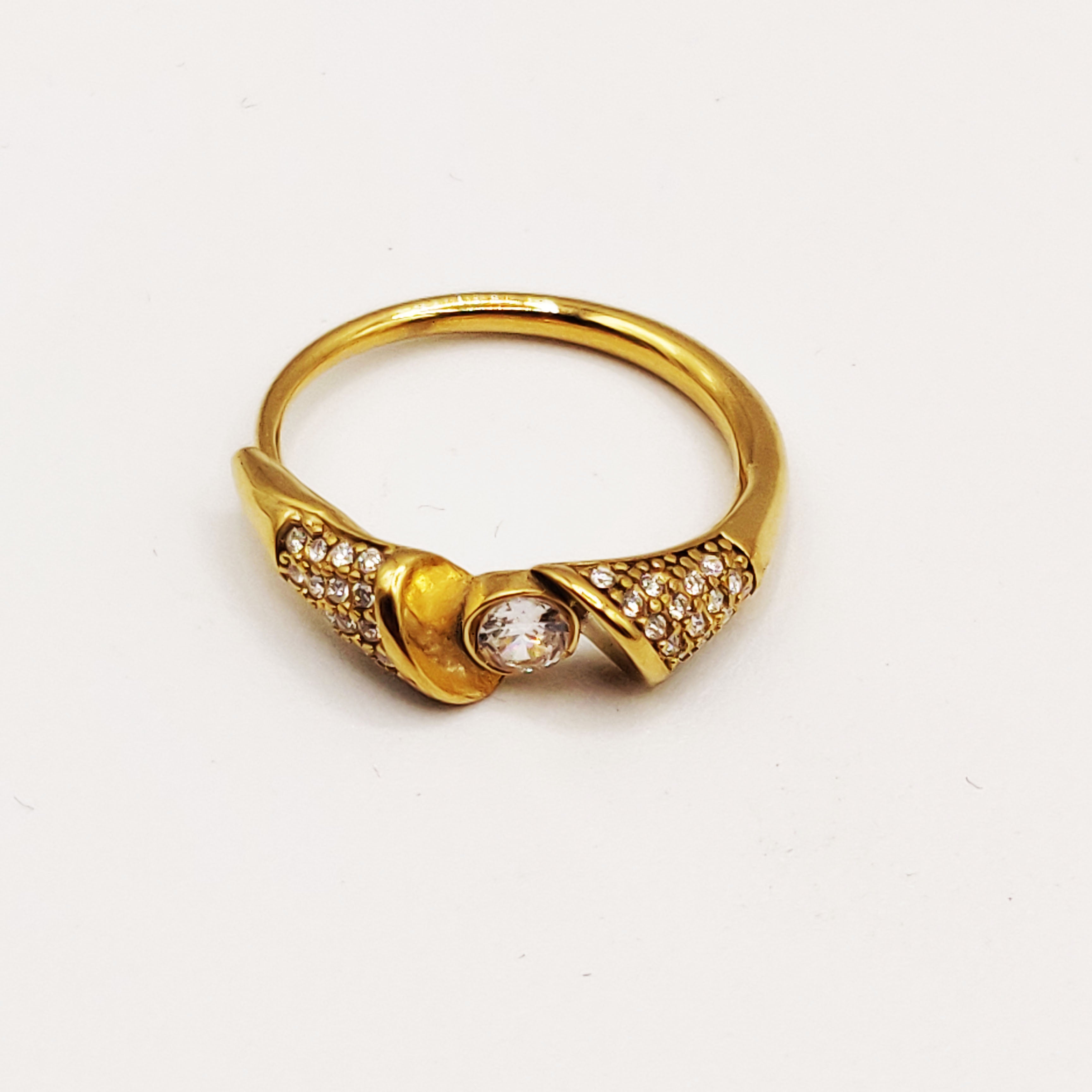 Bague Alliance Cristal Rond