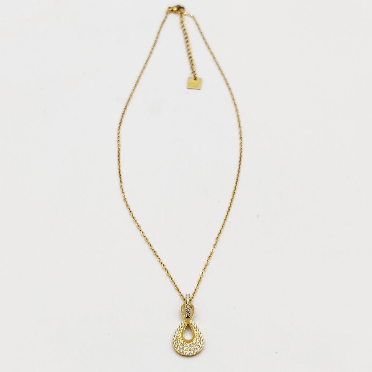 Collier Infinity Bas Cristaux Luxe