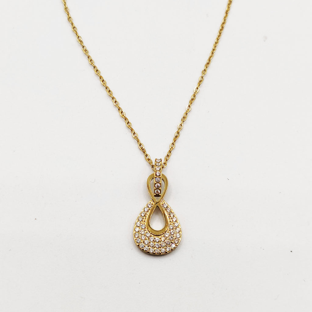 Collier Infinity Bas Cristaux Luxe