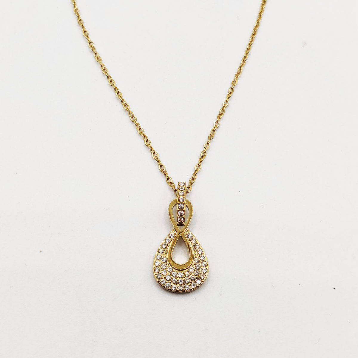 Collier Infinity Bas Cristaux Luxe