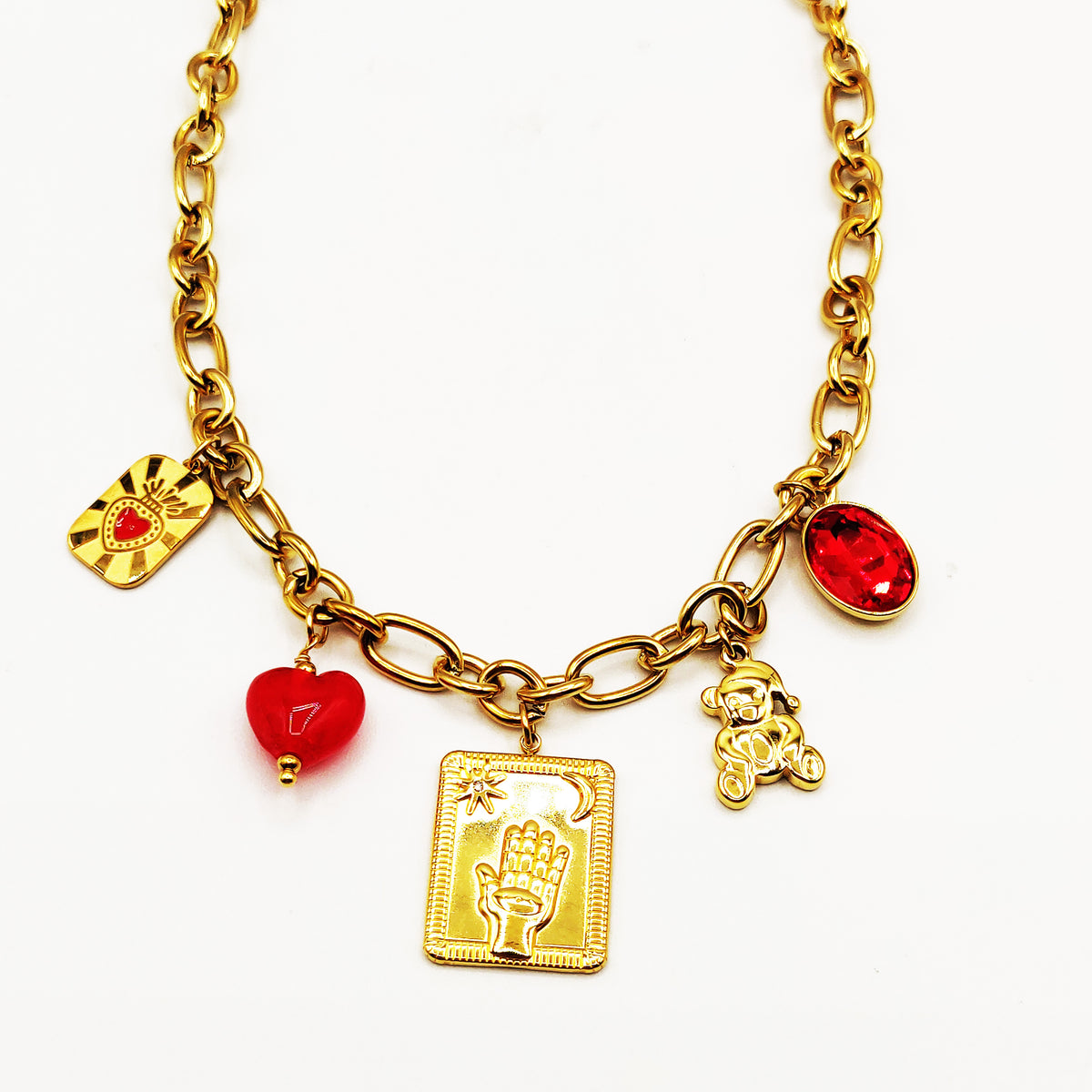 Collier Chaîne Bibelots Cadre Main de Fatma Luxe