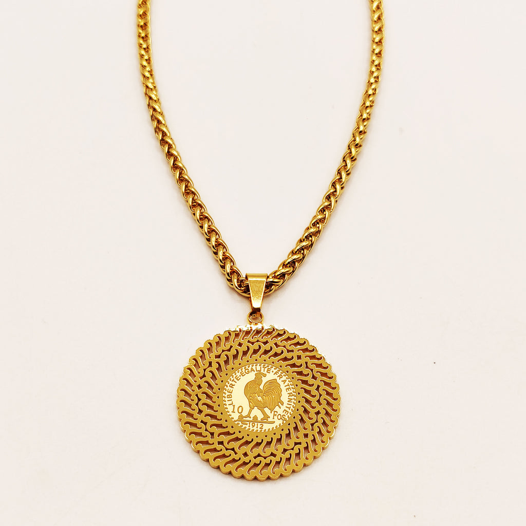 Collier Torsade Louise Coq Oriental Luxe