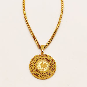 Collier Torsade Louise Coq Oriental Luxe