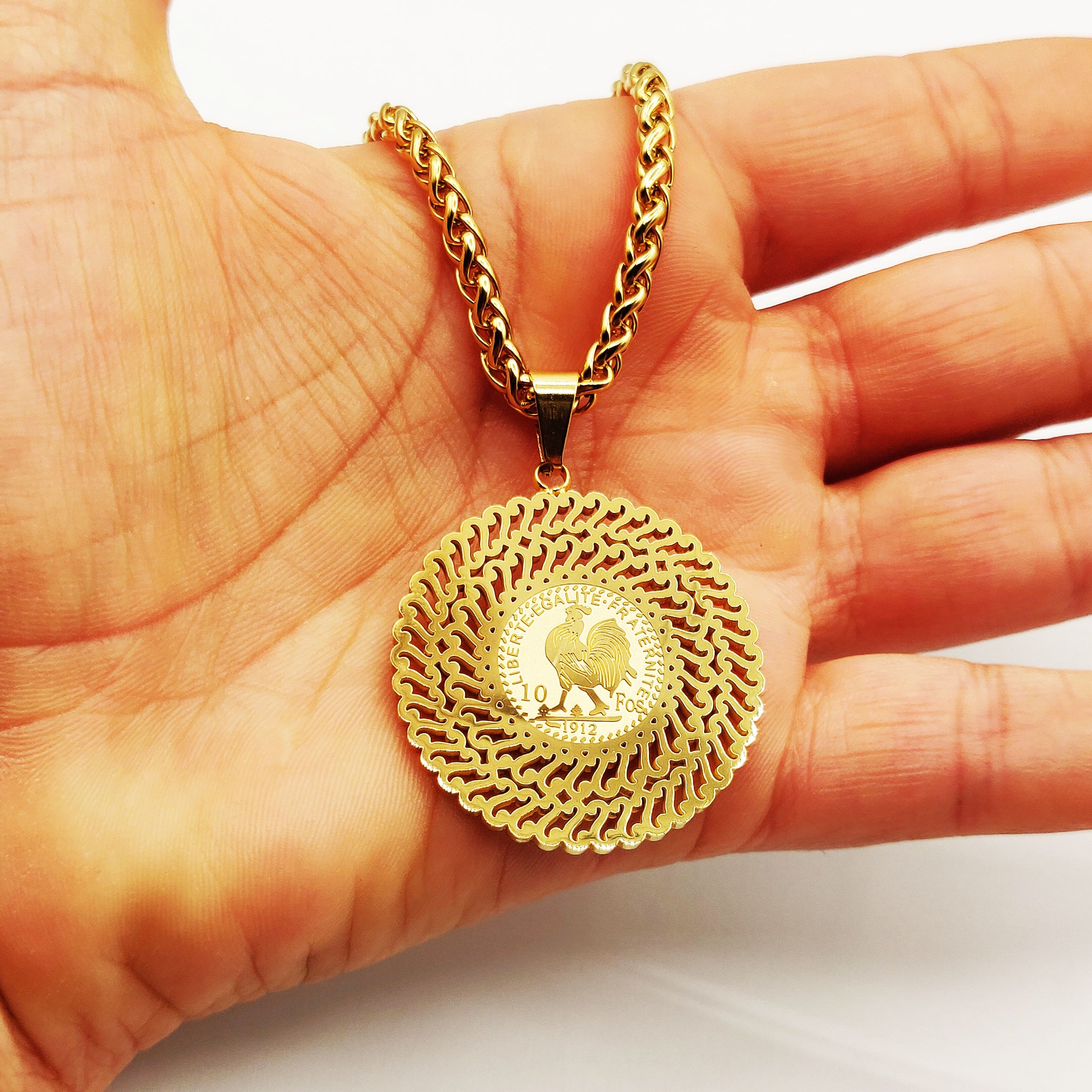 Collier Torsade Louise Coq Oriental Luxe