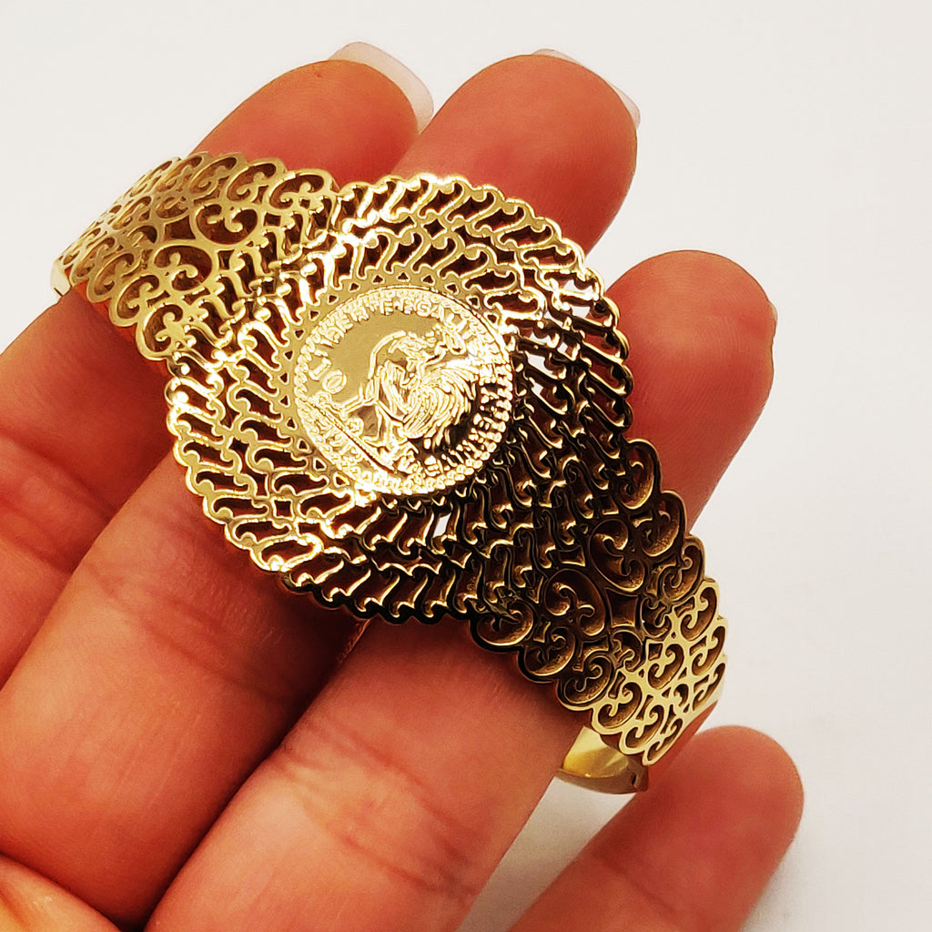 Bracelet Rigide Louise Coq Oriental Luxe