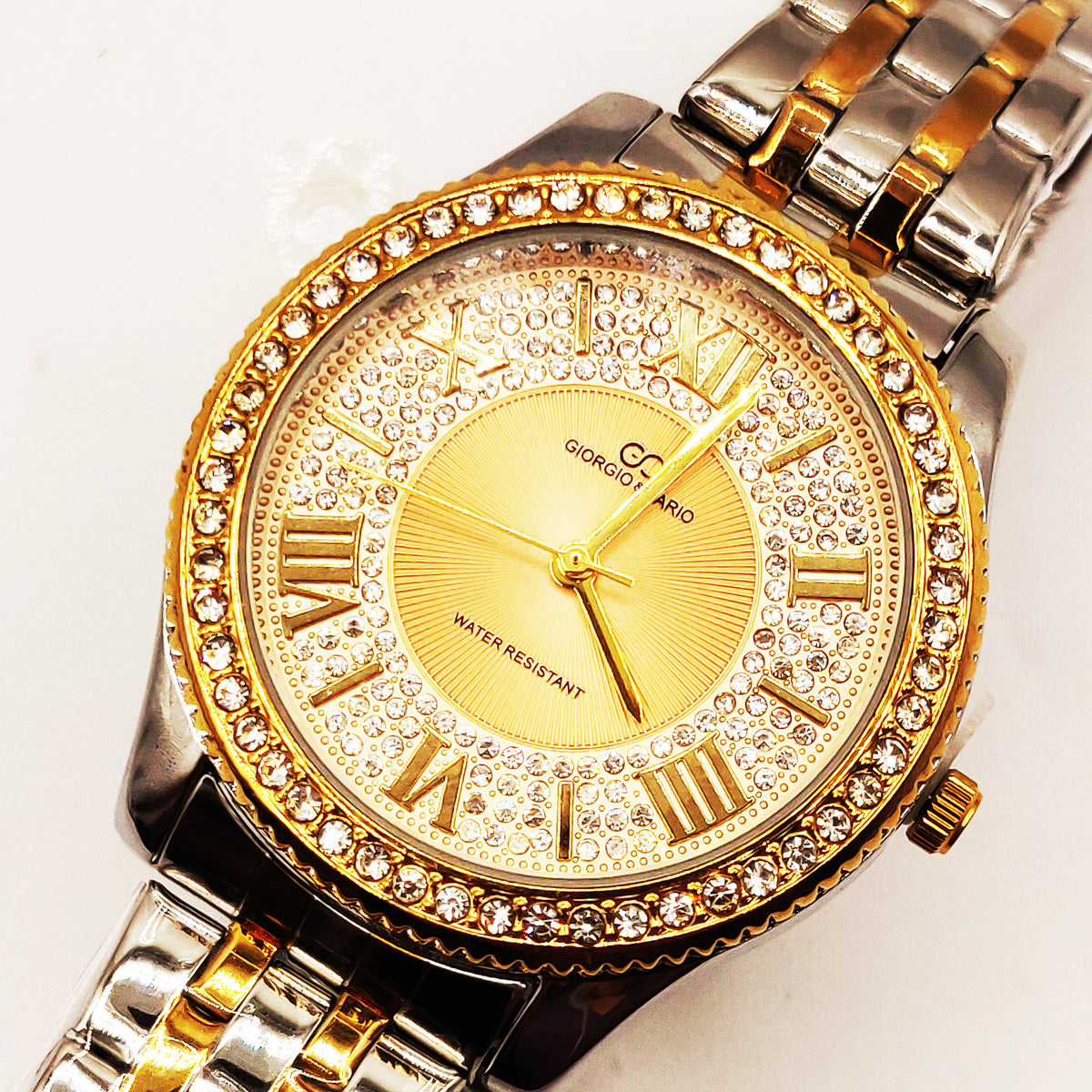 Montre Giorgio & Dario EU6498 Bracelet Argenté et Fond Doré