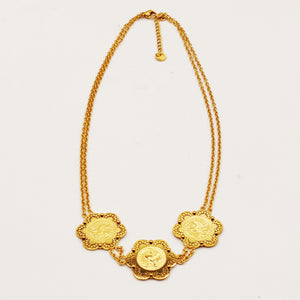 Collier Multi Louise Coq Rosaces Orientales Luxe