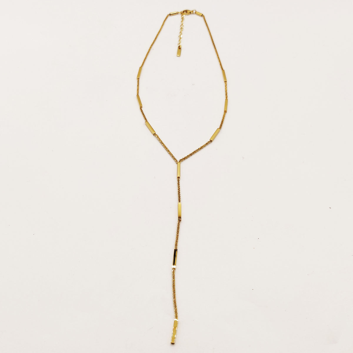 Collier Chaîne Barres Dorées Descendant