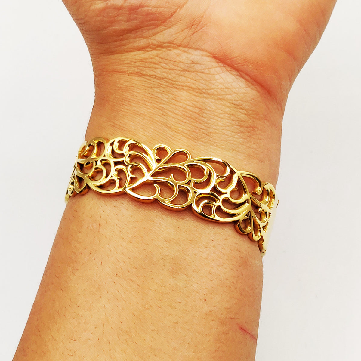 Bracelet Rigide Deblij Motifs Orientaux Luxe