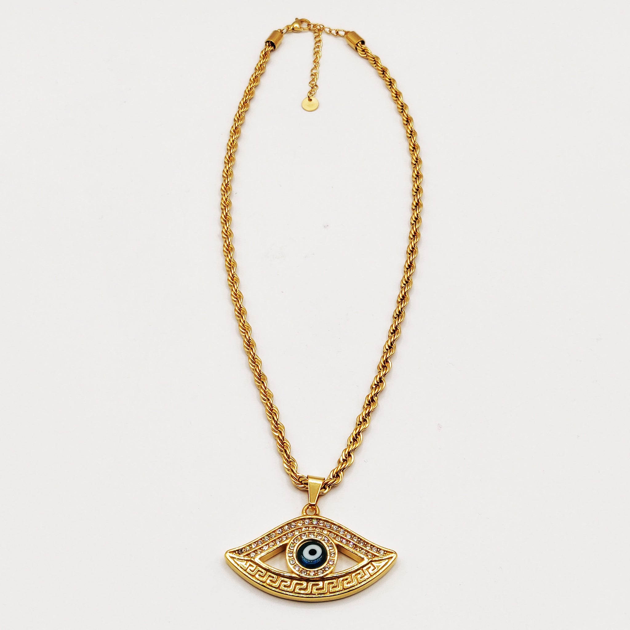 Collier Torsade Oeil V Luxe
