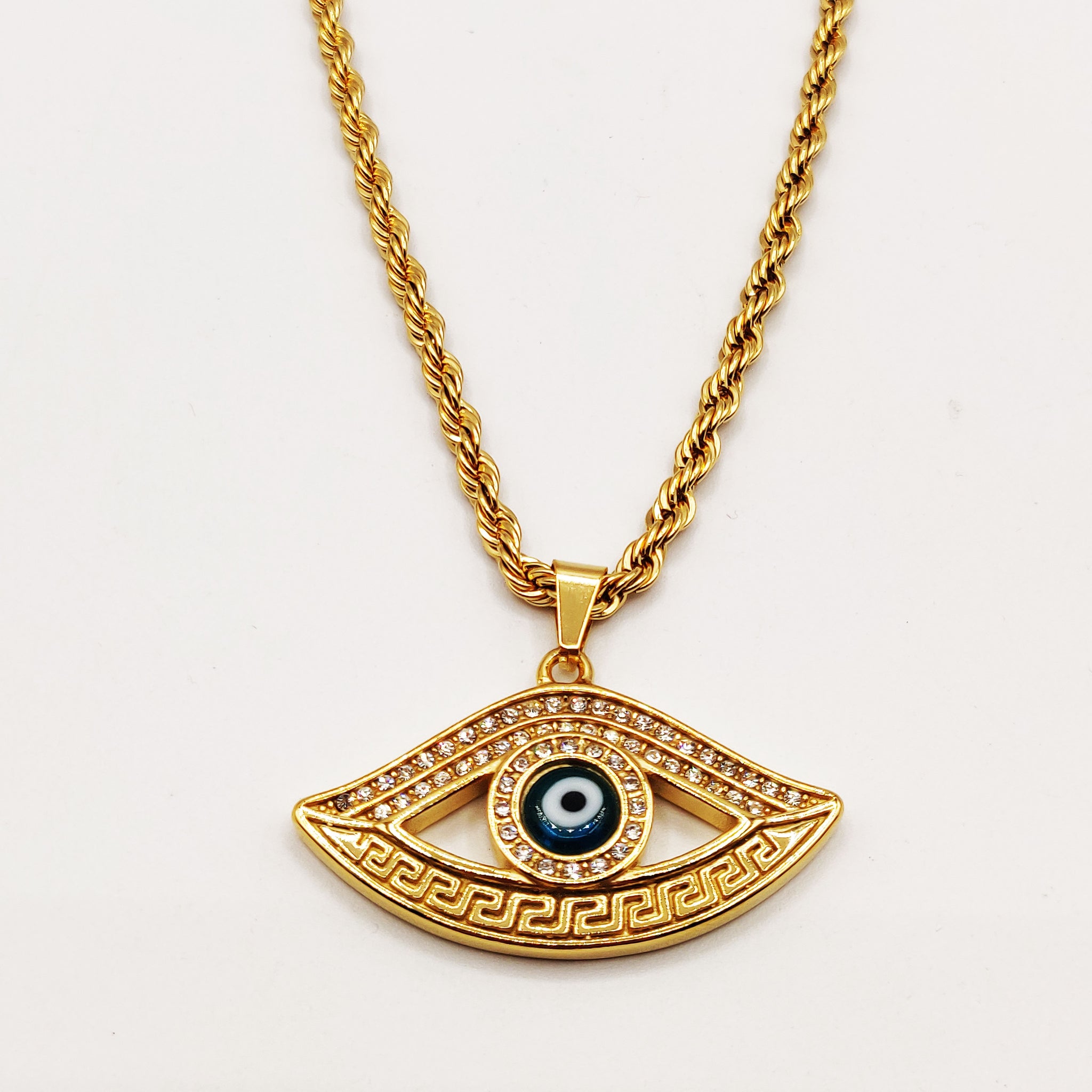 Collier Torsade Oeil V Luxe