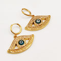 Boucles d'oreilles Torsade Oeil V Luxe