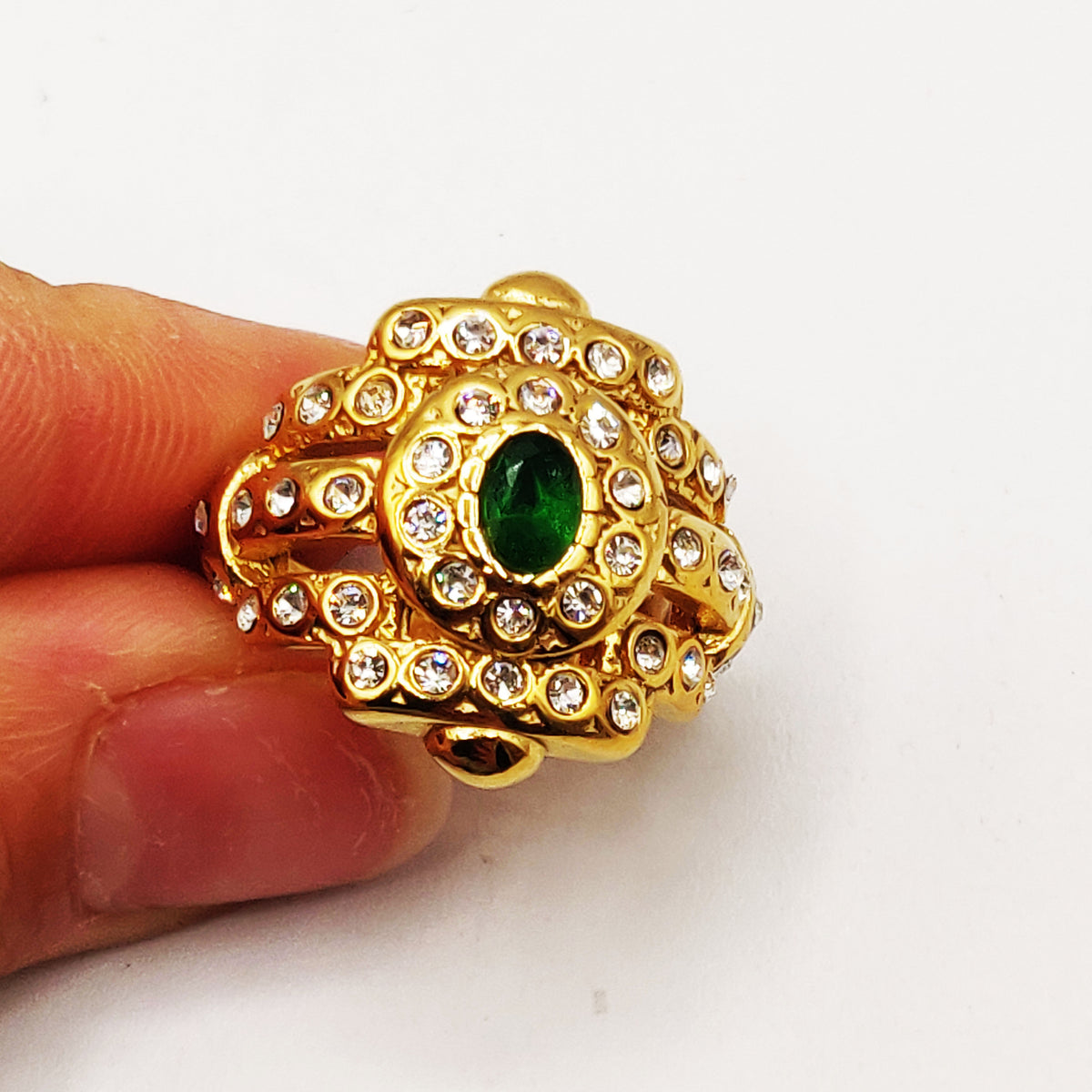 Bague Beldi Pierre Verte Luxe