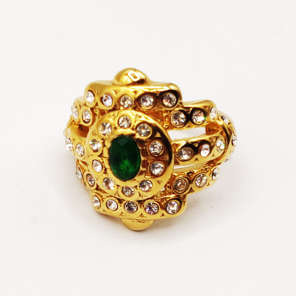 Bague Beldi Pierre Verte Luxe