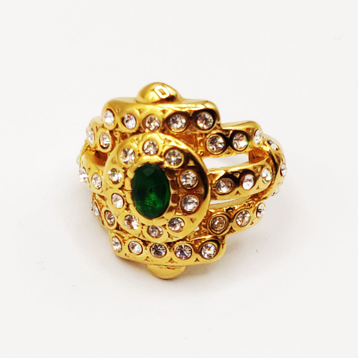 Bague Beldi Pierre Verte Luxe
