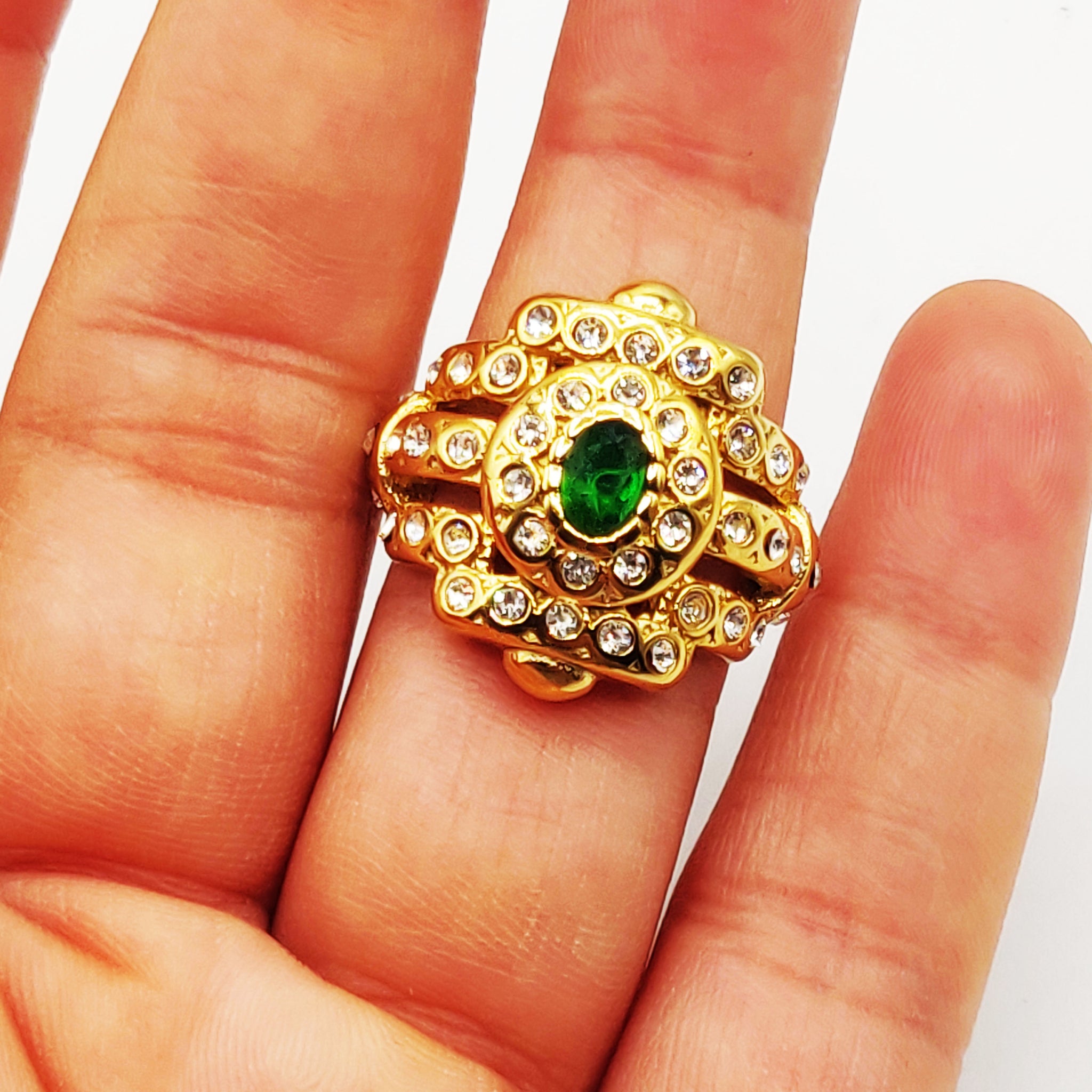 Bague Beldi Pierre Verte Luxe