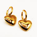 Boucles d'oreilles Chaîne Bibelots Multi Coeurs Luxe