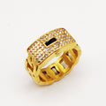 Bague Monte Carlo Bombé Luxe