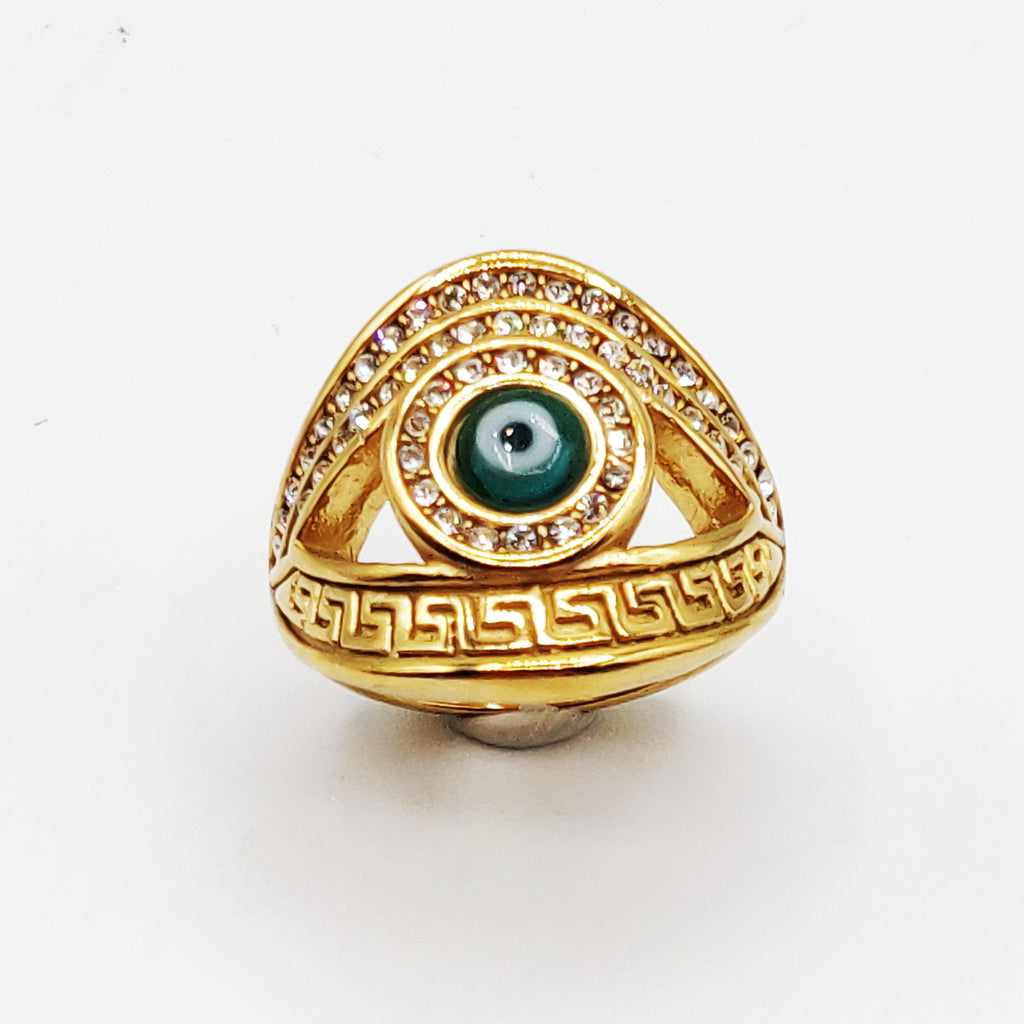 Bague Oeil Bleu V Luxe