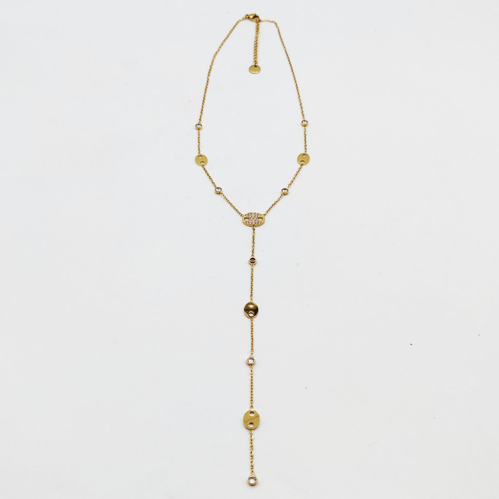 Collier Graines de Café Plates Descendant