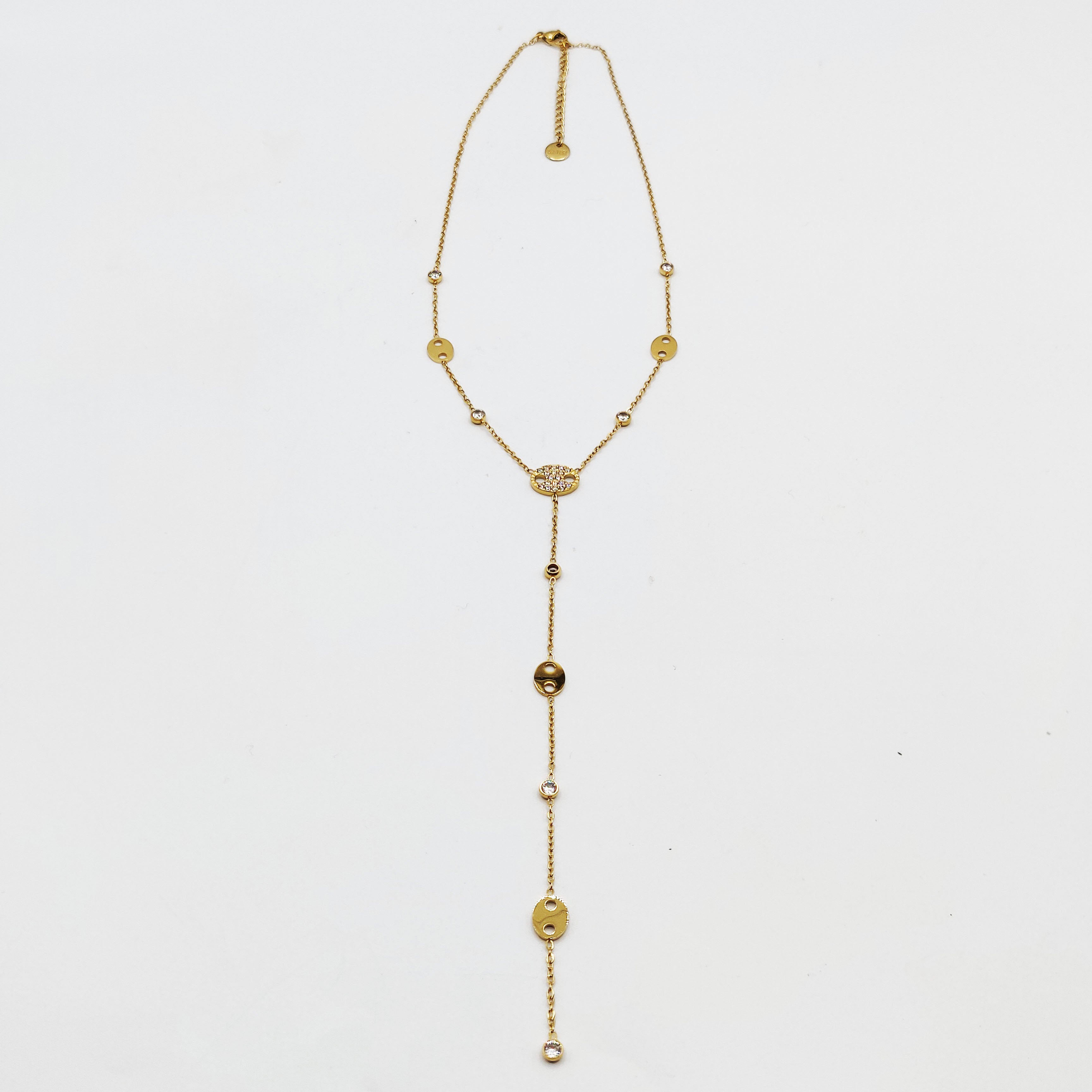 Collier Graines de Café Plates Descendant