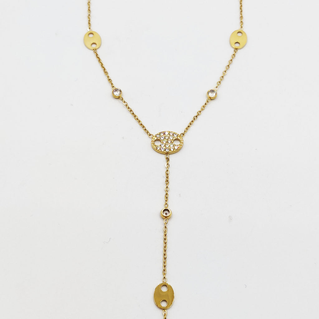 Collier Graines de Café Plates Descendant