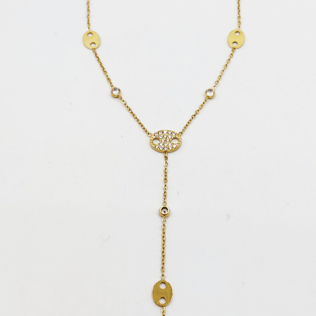 Collier Graines de Café Plates Descendant
